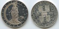 Kalendermedaille Silber 1992 Österreich PA648 - Jahresregent Mond - Münze Wien Polierte Platte, leichte Patina