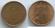 Mauritius One Cent (1 Cent) M#7107 - Queen Elisabeth II. -