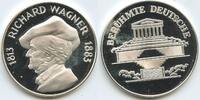 Deutschland Bundesrepublik Silbermedaille PA238 - Richard Wagner 1813-1883 - Berühmte Deutsche -