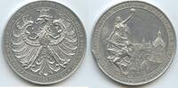 Deutsches Reich - Schweiz Eidgenossenschaft Große Aluminiummedaille GX152 - Internationale elektrotechnische Ausstellung zu Frankfurt am Main -