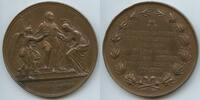 Italien Königreich Große Bronzemedaille M#0403 - Verlegung der Hauptstadt nach Rom - Vittorio Emanuele II. 1861-1878 -