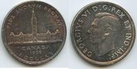 Kanada Canada 1 Dollar Silber GS485 - Besuch von König George VI. und der zuk. Königin Elizabeth II. In Ottawa -