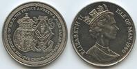 Insel Man - Isle of Man One Crown (1 Crown) GS1165 - Wedding of Prince Andrew and Miss Sarah Fergusson - Elizabeth II. -