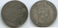 Österreich Kaiserreich 6 Kreuzer Silber H1051 - Franz Joseph I. 1848-1916 Austria -