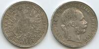 Österreich Kaiserreich 1 Florin (Fl, Gulden) Silber M#8304 - Kaiser Franz Joseph. 1848-1916 Austria -