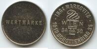 Österreich Wertmarke Jeton Token G11338 - Ing. FK Markovits Wien Schottenring Getränkemarke -