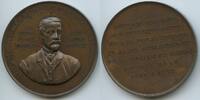 Große Bronzemedaille 1890 Österreich Kaiserreich Wien M#294 - Dr. Leopold Borschke 1841-1890 Rechtsanwalt des Schottenstiftes in Wien Fast Vorzüg...