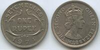Seychellen One Rupee (1 Rupee) G11471 - Queen Elizabeth II. 1952-2022 Seychelles -