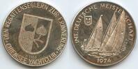 Deutschland Bundesrepublik Bayern Silbermedaille M334 - Chiemsee Yachtclub - Int. Deutsche Meisterschaft -
