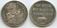 Österreich Glücksbringer Glücksmünze Neujahrsmünze L1955 - Kutsche mit Engel in Wien - Glücksschwein Prosit Neujahr -