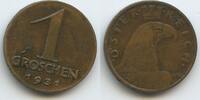 Österreich 1 Groschen G4135 - Adler RARES JAHR Austria SCARCE YEAR Keydate! -