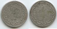 Türkei 5 Kurush Silber M#3349 - Abdul Hamid II. 1876-1909 Abdülhamid II. Ottoman Empire -