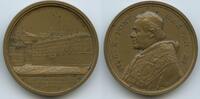 Vatikan Italien-Kirchenstaat Rom Große Bronzemedaille Papst Pius X. 1903-1914 M#8773 - Großes Römisches Seminar -