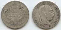Österreich Kaiserreich 1 Corona (1 Krone) Silber G5712 - Kaiser Franz Joseph I. 1848-1916 Austria -