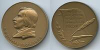 Russland UdSSR Sowjetunion CCCP Bronzemedaille M#8831 - Nikolai Wassiljewitsch Gogol 1809-1852 russischer Schriftsteller -