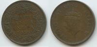 Indien Britisch Quarter Anna (¼ Anna) 1939 • Bombay G9477 - King George ... 2.60 £  +  6.94 £ shipping