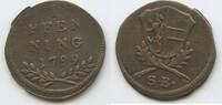 Salzburg Erzbistum 1 Pfennig G14453 - Hieronymus Graf Colloredo 1772-1803 -