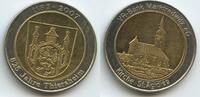 Deutschland Bayern Medaille Souvenir Token G11179 - 825 Jahre Thiersheim - VR-Bank Marktredwitz eG - Kirche St. Ägidien -