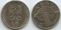 Polen 10 Zlotych (10 Zloty) 1971 G3838 - Atlantic turbot fish Poland Pol... 3.47 £  +  6.94 £ shipping