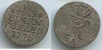 Brandenburg-Preußen 1/48 Taler 1776 A Berlin M#8400 - Friedrich II. der ... 10.40 £  +  8.67 £ shipping
