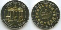 Deutschland Bundesrepublik Medaille GY781 - 20 Jahre Mauerfall Berlin 1989 - Brandenburger Tor -