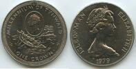 Insel Man - Isle of Man One Crown GS1020 - Millennium of Tynwald - Sir William Hillory - Elizabeth II. -