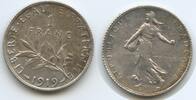 Frankreich 1 Franc Silber M#6349 - France -