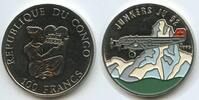 Kongo 100 Francs G3054 - Junkers JU52 Matterhorn Schweiz - Congo Republic Unzirkuiert, coloriert -