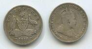 Australien Three Pence Silber G3092 - King Edward VII. 1901-1910 Australia -