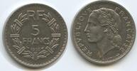 Frankreich 5 Francs G15158 - Laureate France -