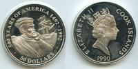 Cook Inseln 50 Dollars G0441 - Jacques Cartier - 500 Jahre Amerika 1492-1992 Cook Islands -