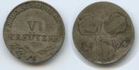 RDR Vorderösterreich Burgau Österreich 6 Kreuzer G14403 - Franz II. (I.) 1792-1835 Further Austria -