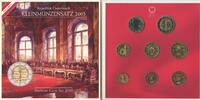 GN331 - Austria Official EURO Coins Mint Set UNC - 8 Coins Anniversary -