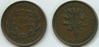 Kanada Lower Canada Un Sou Token Coinage (One Cent) T274 - Montreal Agriculture & Commerce Canada -