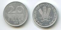 Ungarn 20 Filler G2300 - Magyar Népköztársaság Hungary -