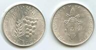 Vatikan Italien-Kirchenstaat 500 Lire Silber G1686 - Papst Paulus VI. 1963-1978 Vaticano -