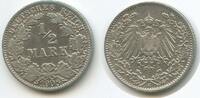 Deutsches Reich Kaiserreich ½ Mark Silber G4705 - Wilhelm II. Germany Empire -