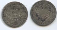 Deutsches Reich Kaiserreich 50 Pfennig Silber G10410 - RAR Wilhelm I. 1871-1888 Germany Empire -