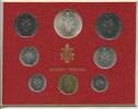 Vatikan Italien-Kirchenstaat Offizieller Kursmünzensatz GN208 - Original Coin Mint Set KMS Papst Paul VI. 1963-1978 -