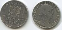 Albanien Italienische Besetzung 0,20 Lek G6706 - Victor Emmanuel III. Shqipëria Albania Italian occupation WWII. -