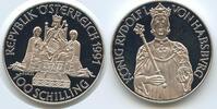 Österreich 2.Republik 100 Schilling Silber PA241 - Rudolph I. Habsburg Proof Austria -