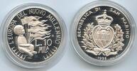 San Marino 10.000 Lire Silber GS731 - Europe in the New Millennium E u r o -