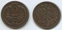 Österreich 2 Heller G4076 - Franz Joseph I. 1848-1916 Austria -