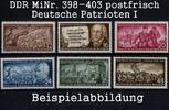 DDR DDR, MiNr. 398-403 postfrisch - Deutsche Patrioten -