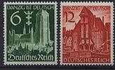 Deutsches Reich Deutsches Reich, Michel Nr. 714-715 postfrisch - DANZIG IST DEUTSCH -