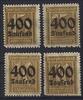 Deutsches Reich Deutsches Reich, Michel Nr. 297-300 postfrisch -