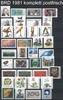 Bund Bund Jahrgang 1981 postfrisch komplett -