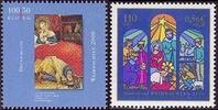 Bund Bund, Michel Nr. 2151-2152 postfrisch - Weihnachten 2000 -