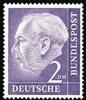 Bund Bund, Michel Nr. 195 postfrisch - 2 DM Heuss -
