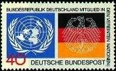 Bund Bund, Michel Nr. 781 postfrisch - Aufnahme der Bundesrepublik Deutschland in die Vereinten Nationen (UNO) -